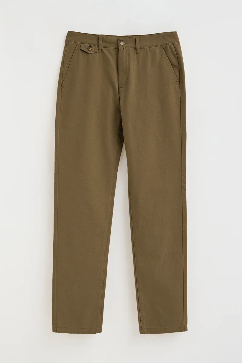 Camel regular-fit chinos with Polo Club logo