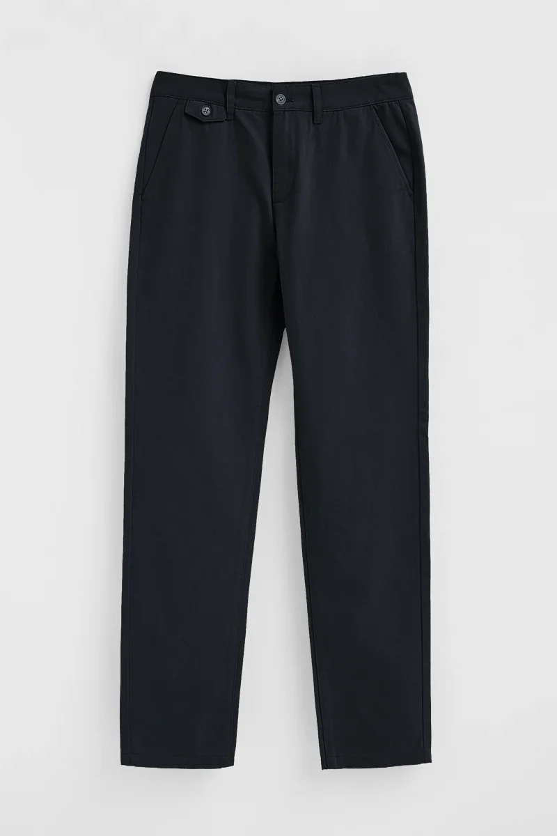 Navy-blue regular-fit chinos with Polo Club logo - Image 8