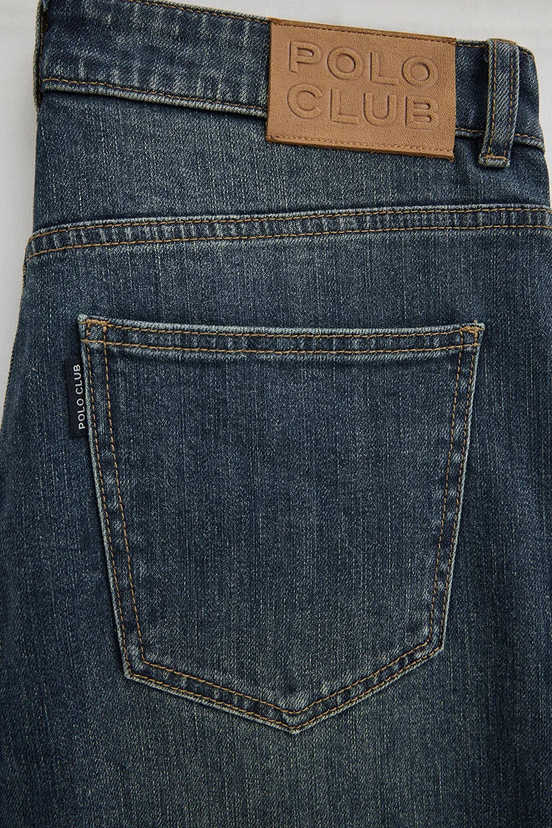 Mid-blue slim-fit jeans Polo Club - Image 4