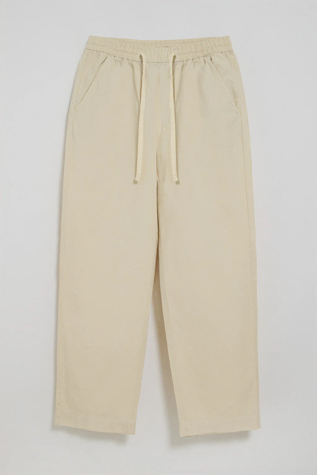 Beige trousers Sunset with elasticated waist - Image 6