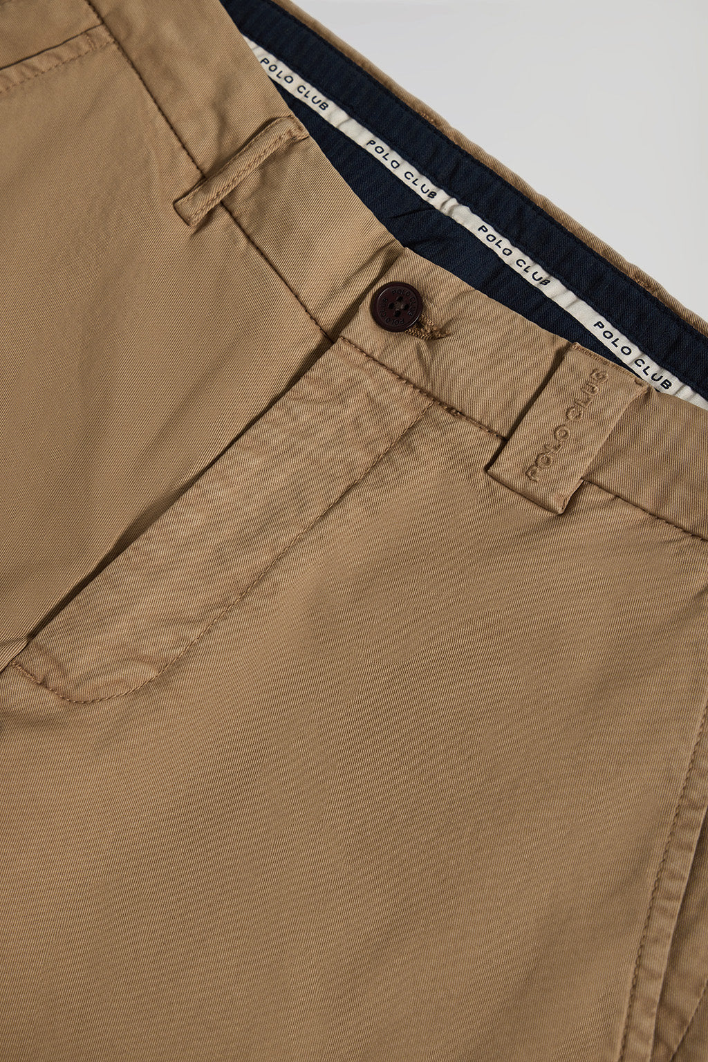 Camel regular-fit chinos with Polo Club details - Image 6