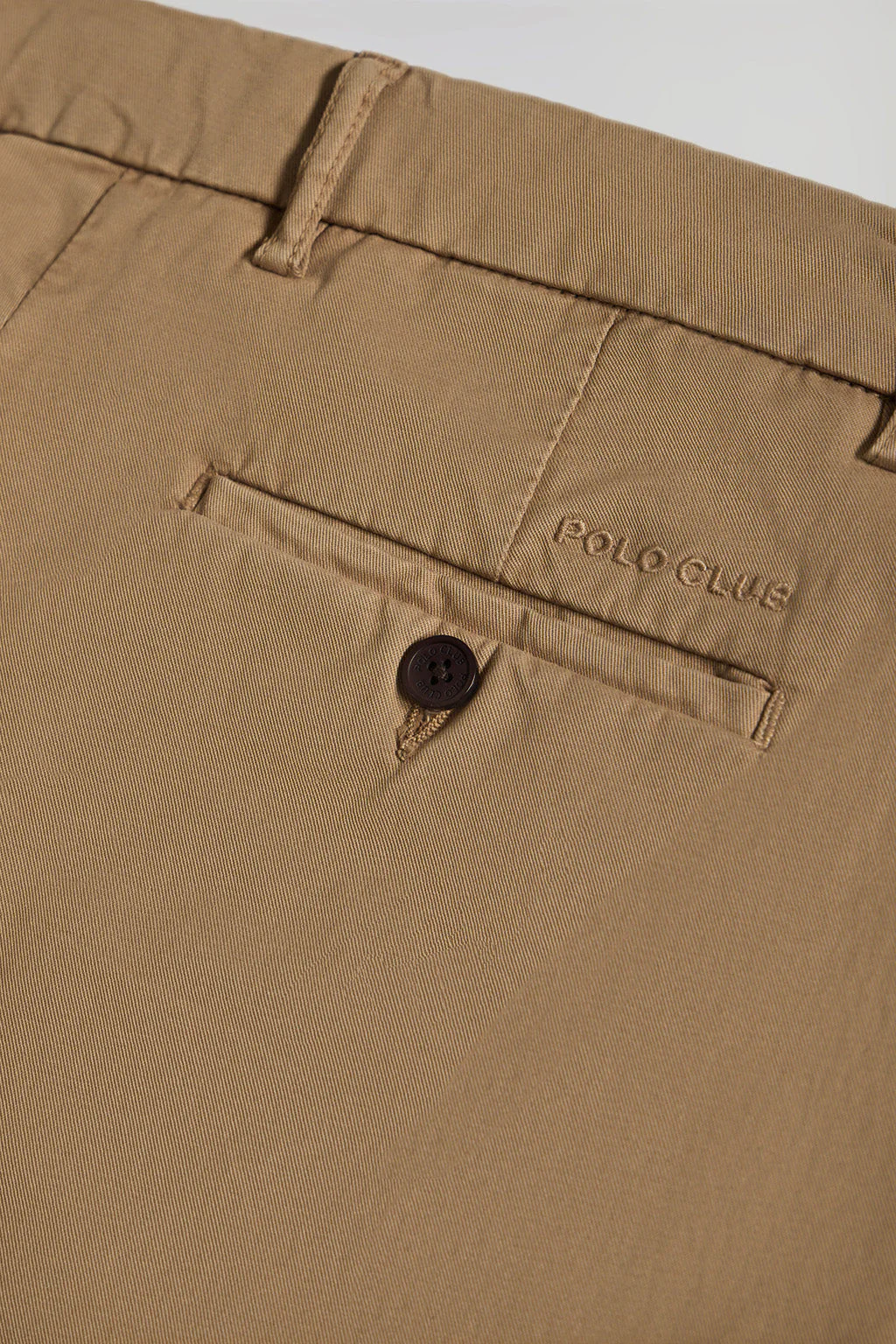 Camel regular-fit chinos with Polo Club details - Image 7