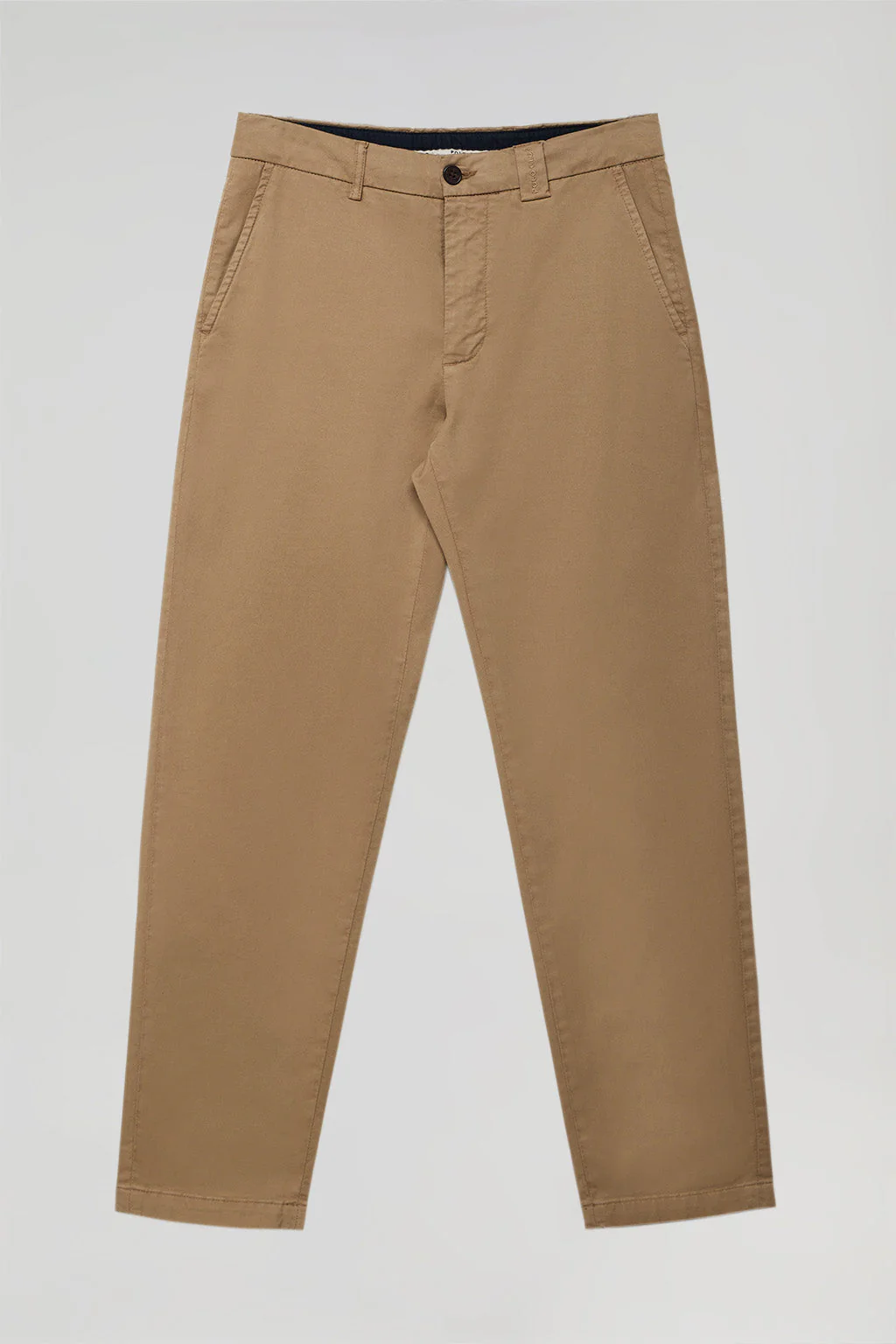 Camel regular-fit chinos with Polo Club details - Image 8