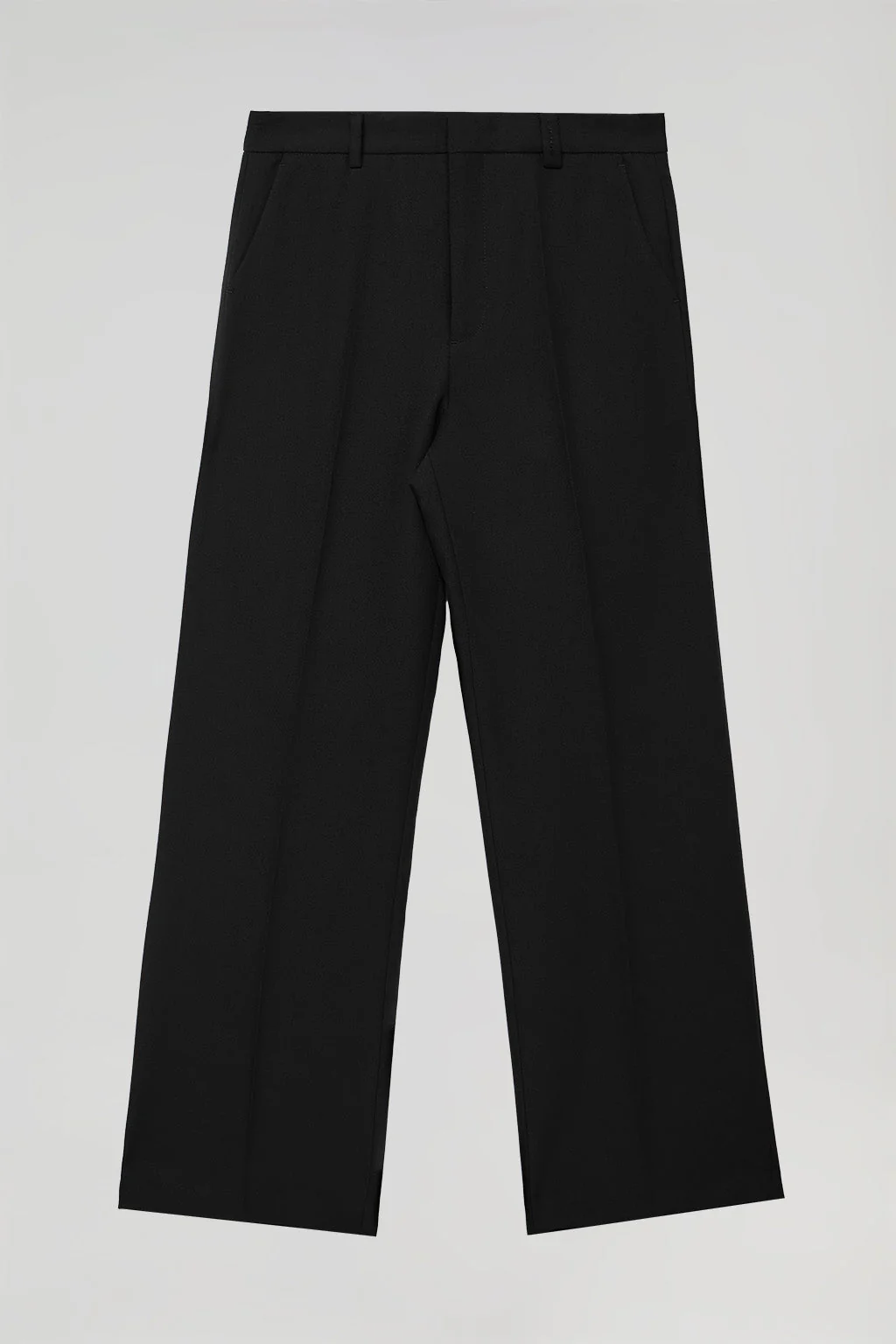 Black wide suit trousers with Polo Club details - Image 9