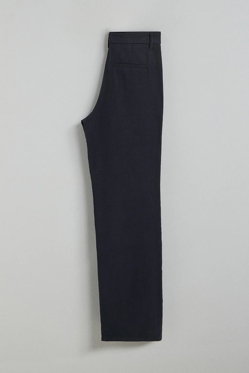 Navy-blue Tamara trousers in linen and cotton with embroidered Polo Club details - Image 8