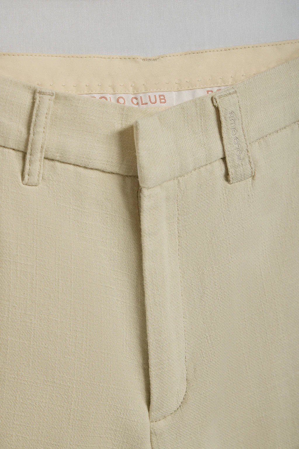Sandy Tamara trousers in linen and cotton with embroidered Polo Club details - Image 2