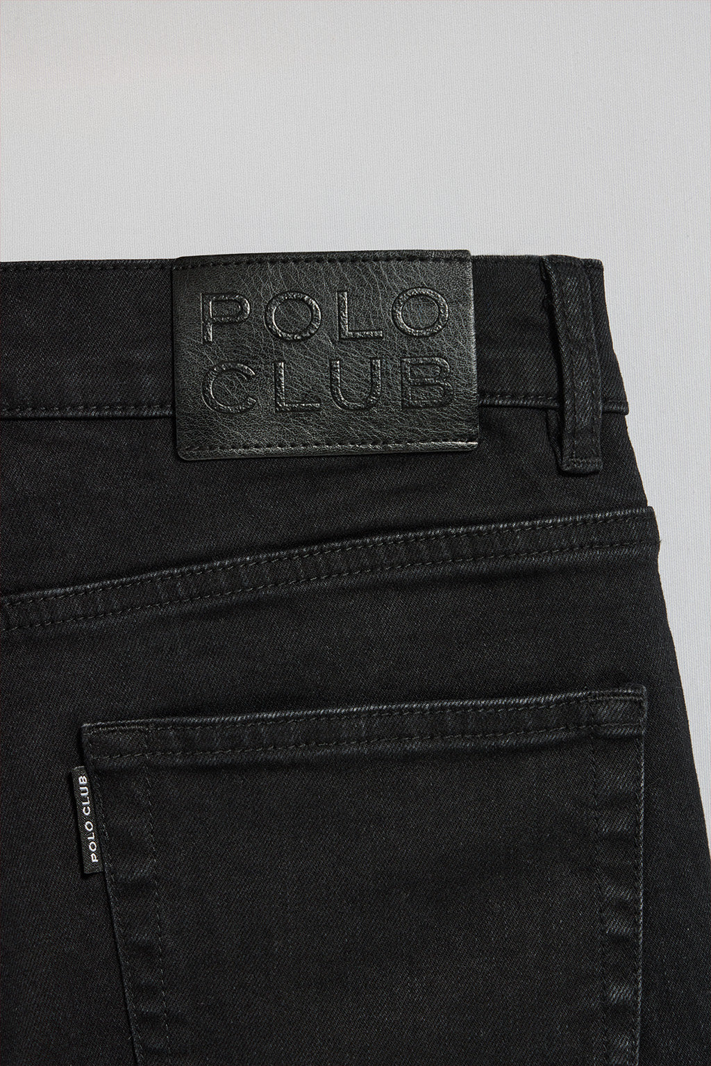 Black jeans Tanya with Polo Club details - Image 10
