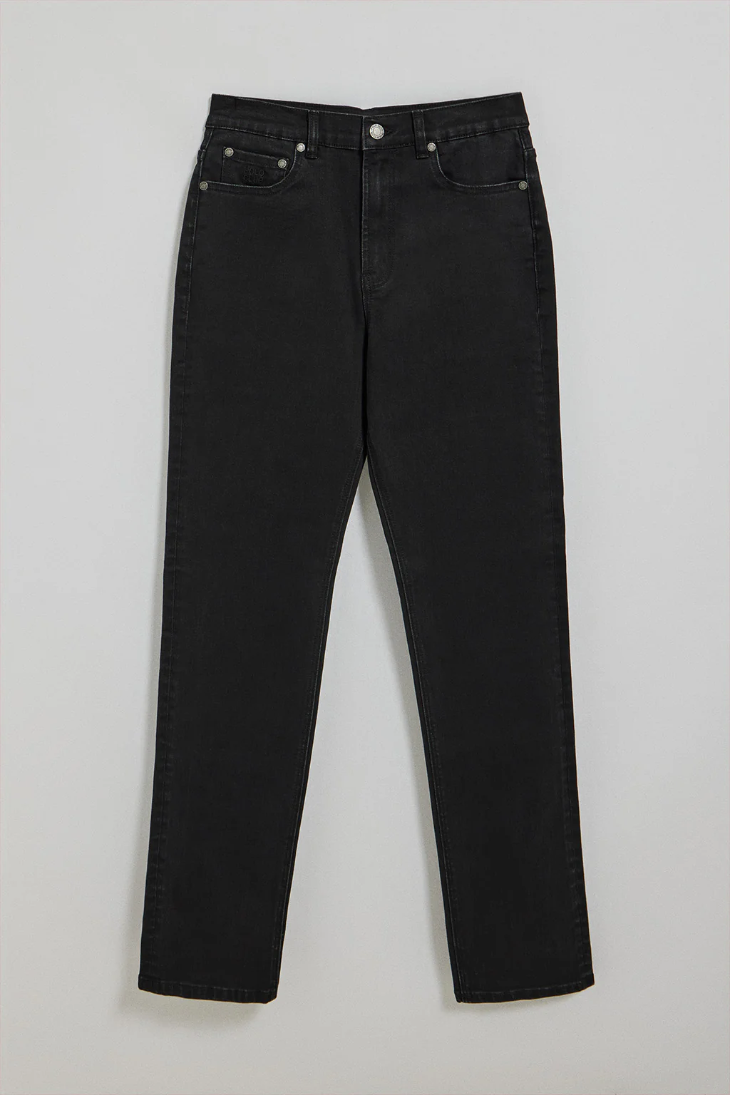 Black jeans Tanya with Polo Club details - Image 11