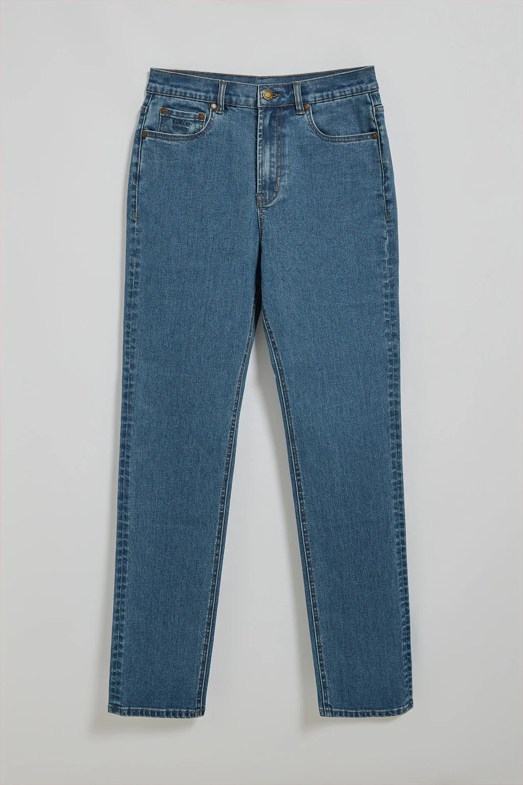 Denim-blue jeans Tanya with Polo Club details - Image 5
