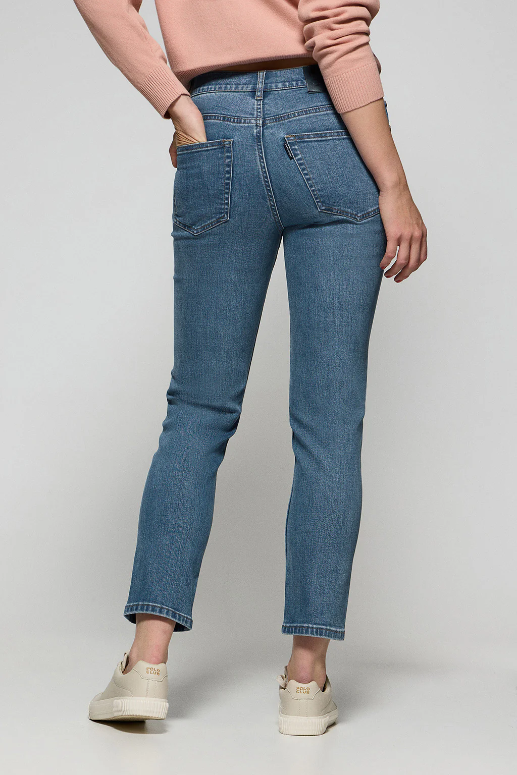 Denim-blue jeans Telma with Polo Club details - Image 5