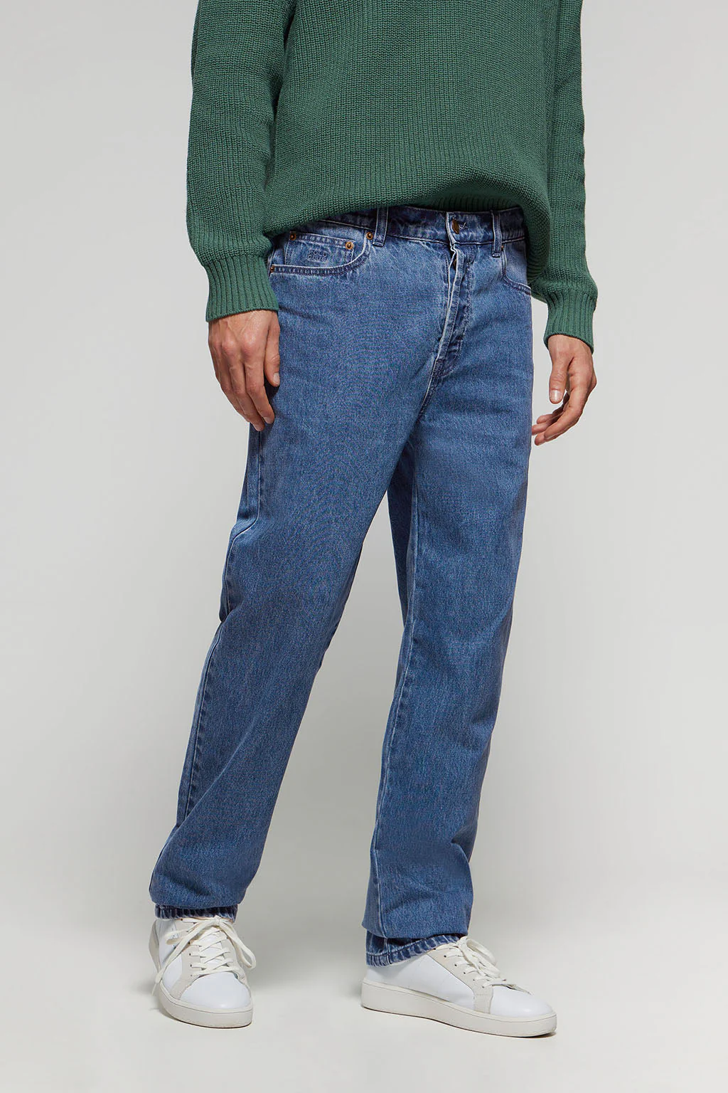 Denim-blue jeans with five pockets and Polo Club details - Image 3