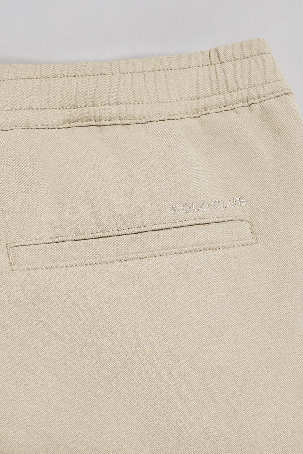 Beige trousers Trent with elasticated waist and Polo Club details - Image 9