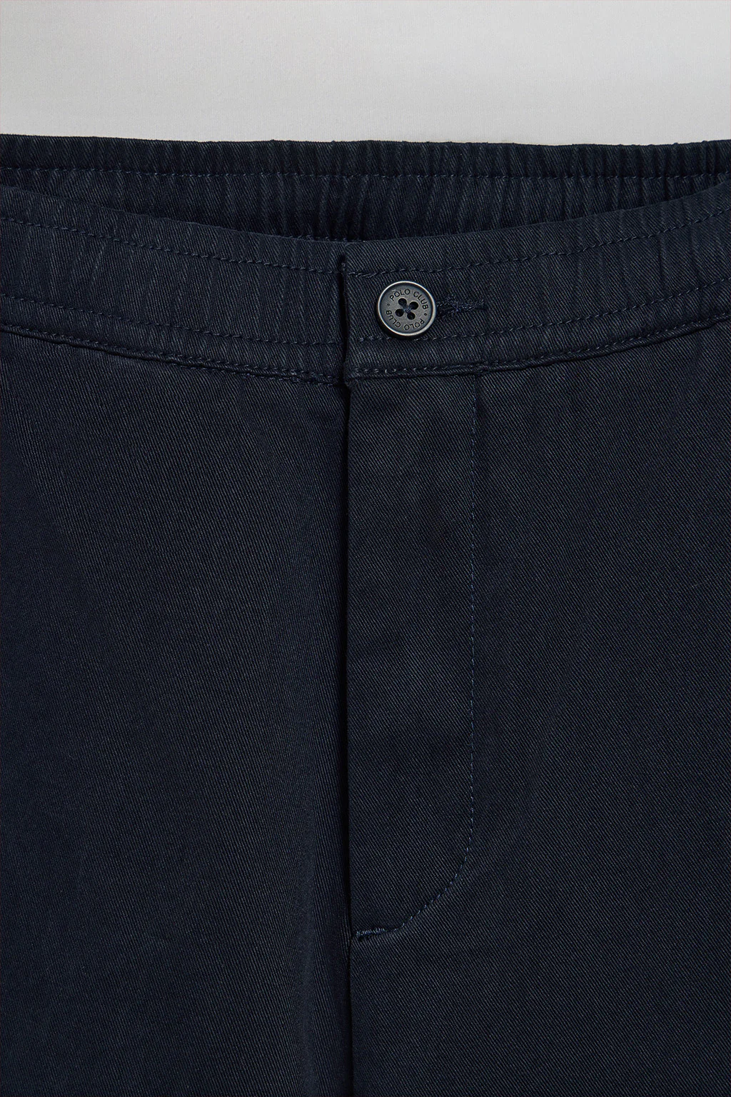 Navy-blue trousers Trent with elasticated waist and Polo Club details - Image 3