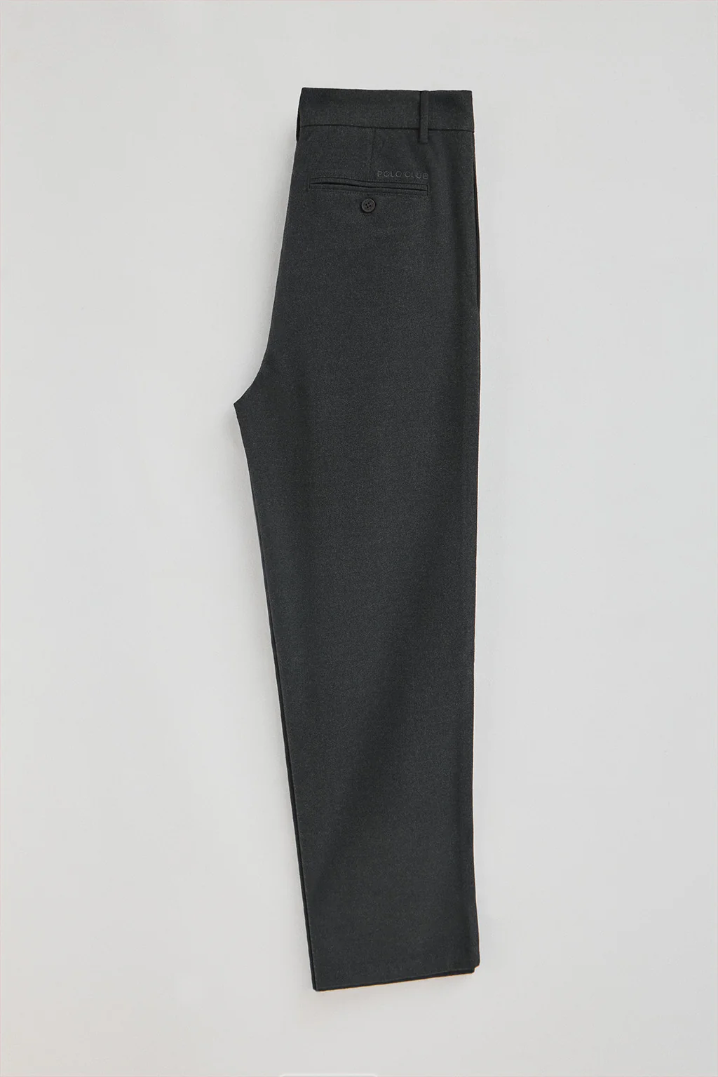 Dark-grey men’s regular-fit chinos with Polo Club details - Image 6