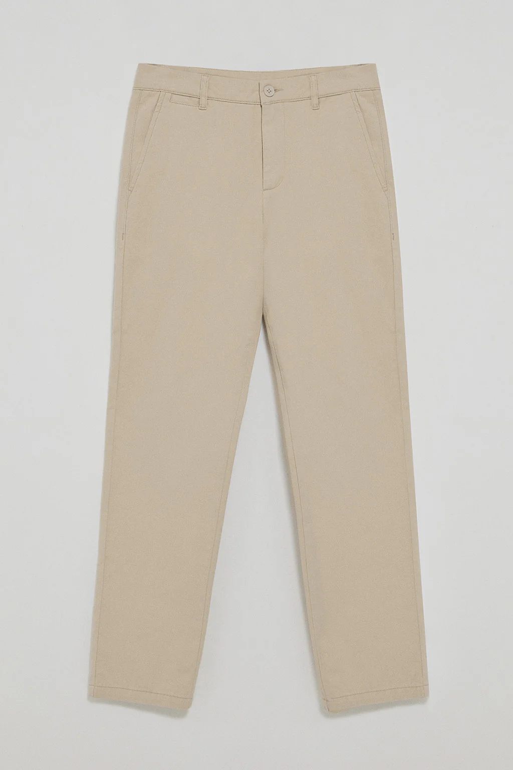 Beige chinos Vanya with Polo Club embroidery - Image 6