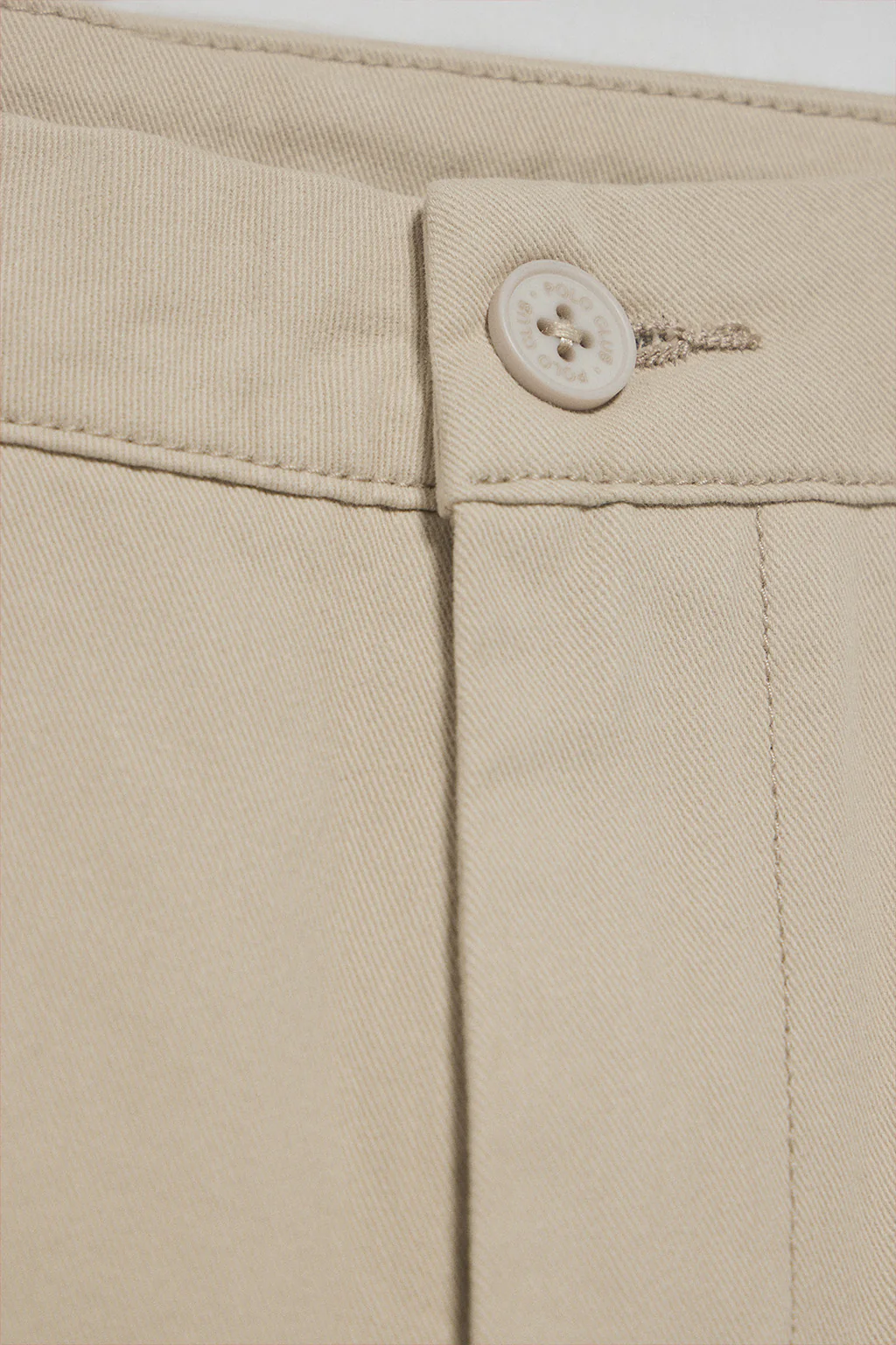 Beige chinos Vanya with Polo Club embroidery - Image 7