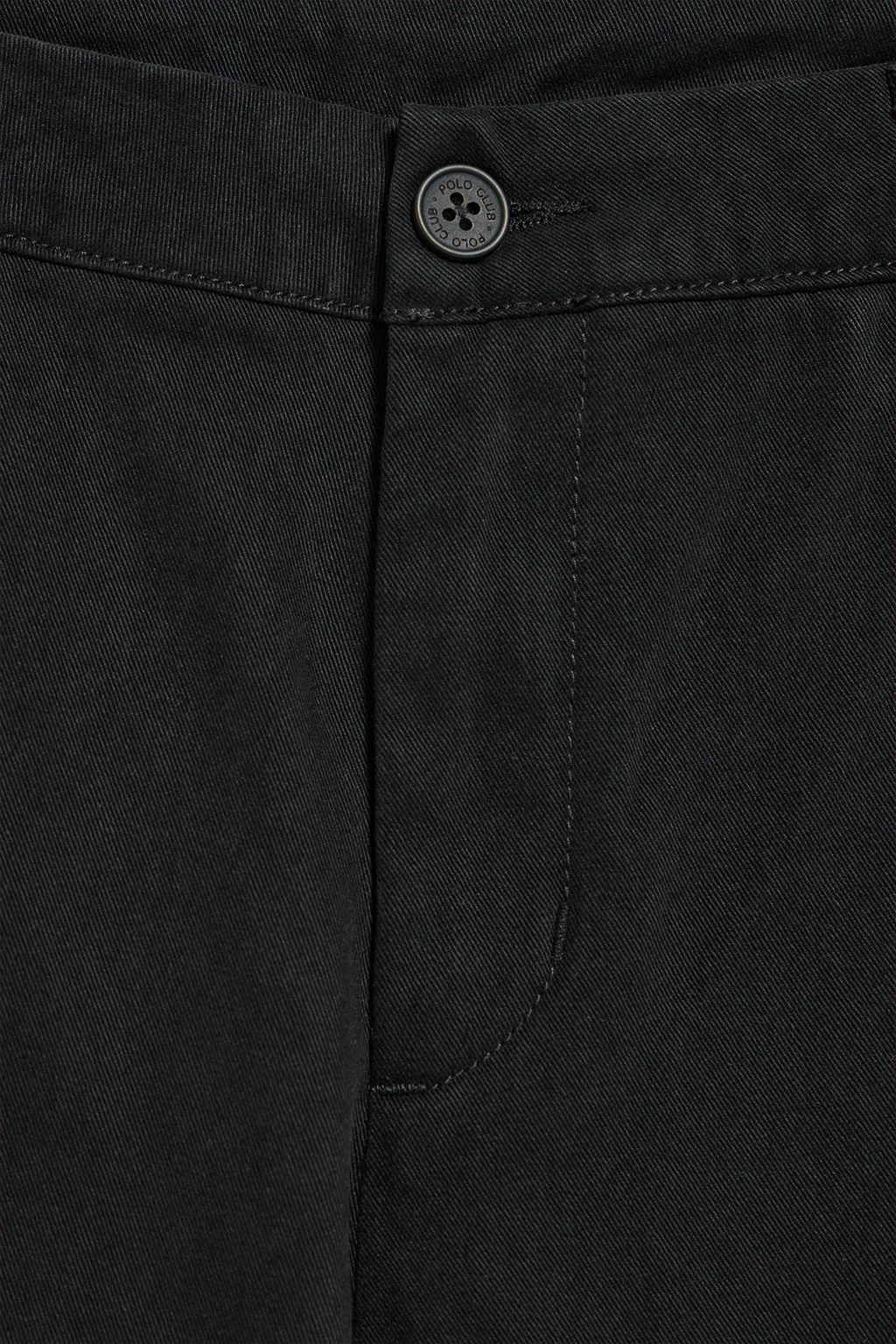Black chinos Vanya with Polo Club embroidery - Image 8