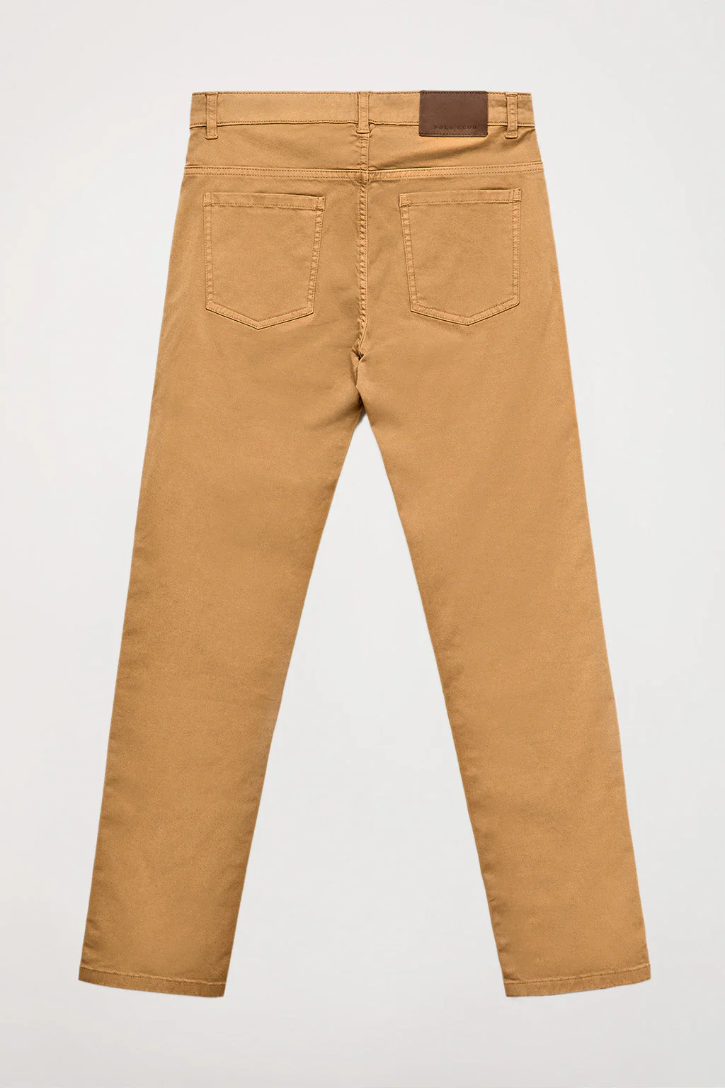 Brown trousers with five pockets and embroidered logo - Image 6