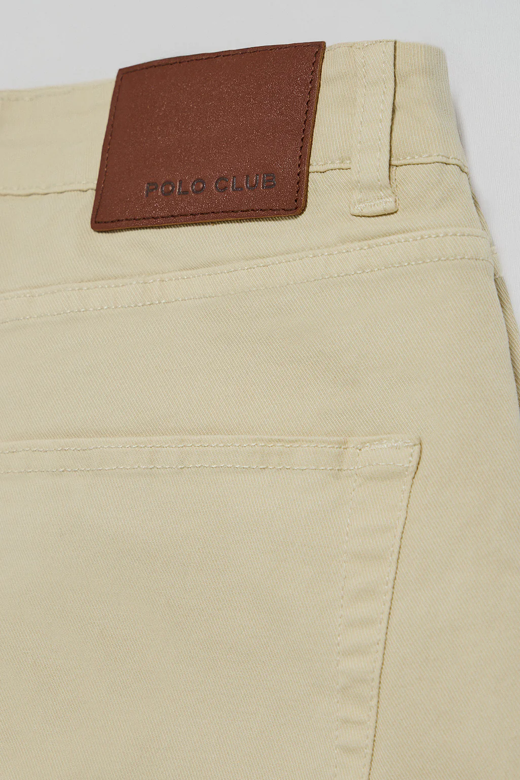Beige slim-fit trousers Voss with five pockets - Image 10