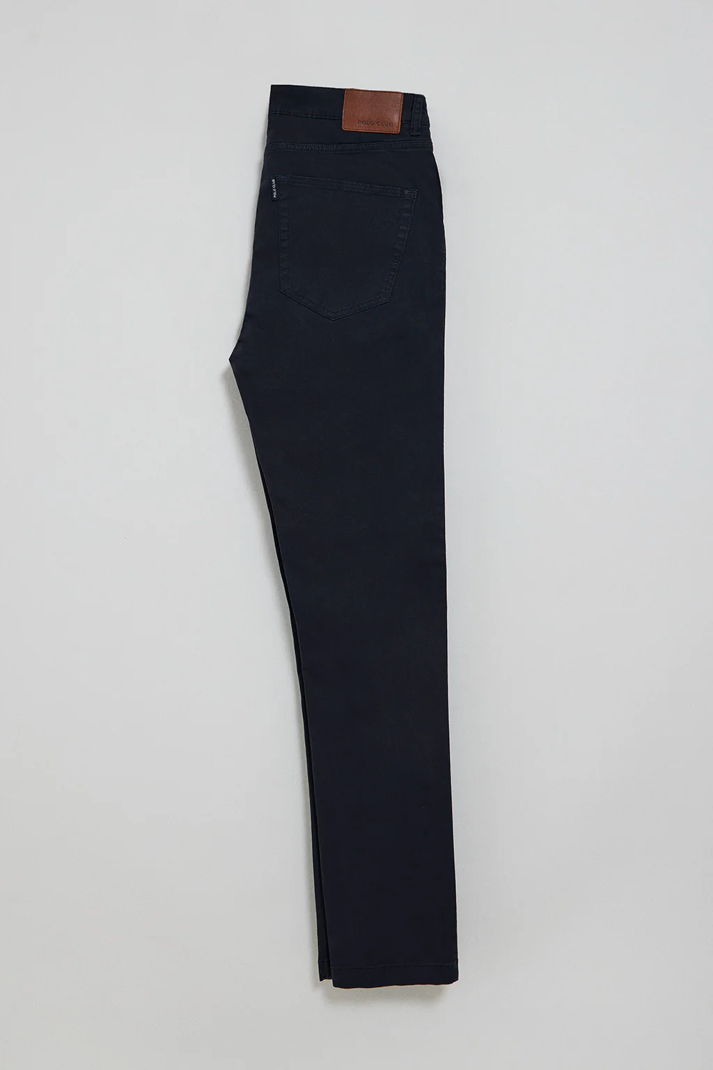 Navy-blue slim-fit trousers Voss with five pockets - Image 7