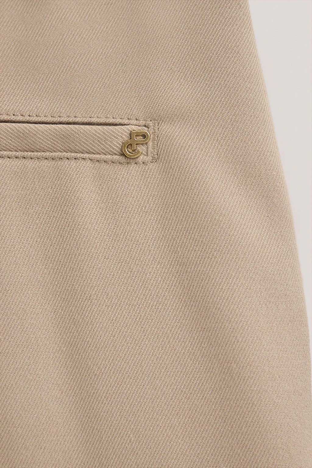 Camel wide-fit trousers with Polo Club details - Image 7