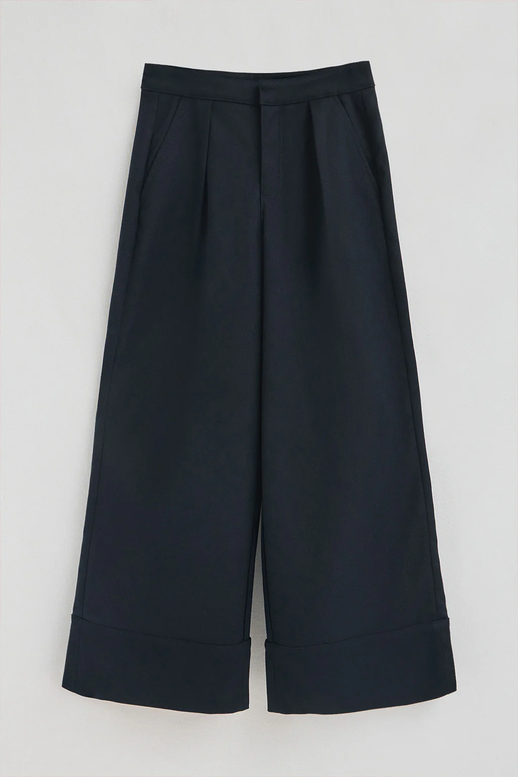 Navy-blue wide-fit trousers with Polo Club details - Image 8
