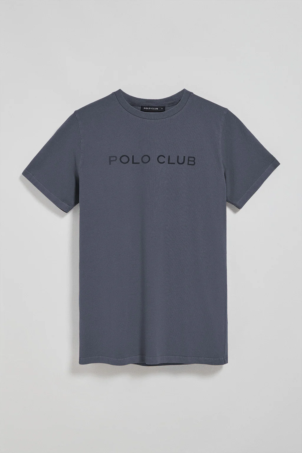 Navy-blue garment-dyed T-shirt Apolo with velvety Polo Club logo - Image 5