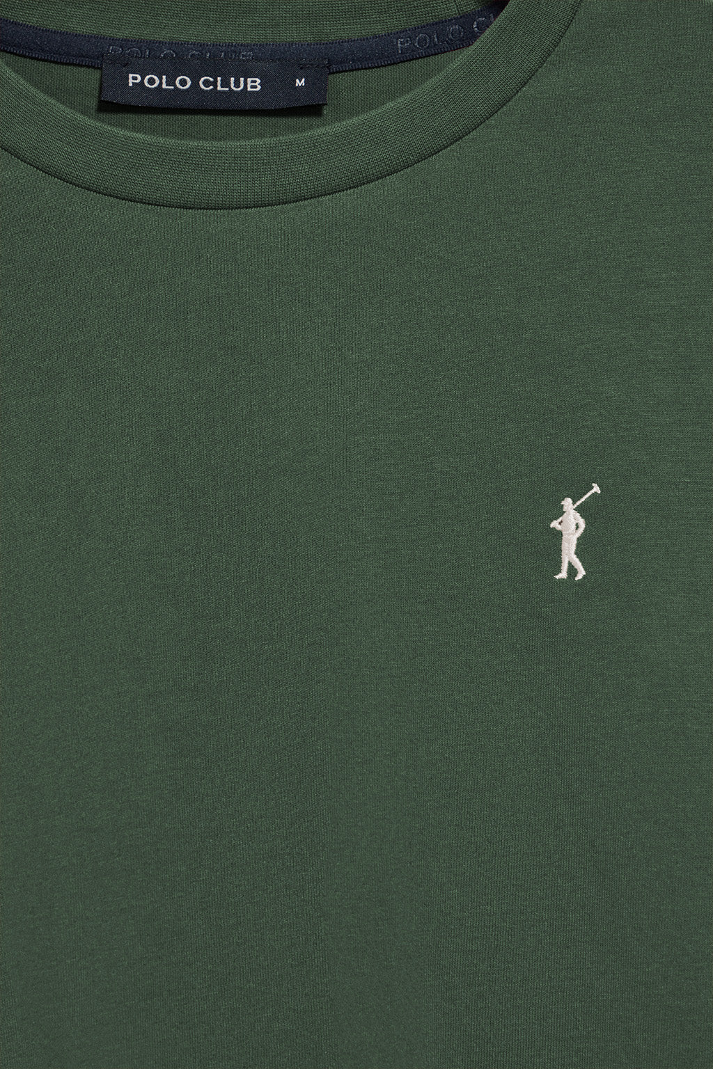 Green long-sleeve T-shirt with Rigby Go embroidered logo - Image 7