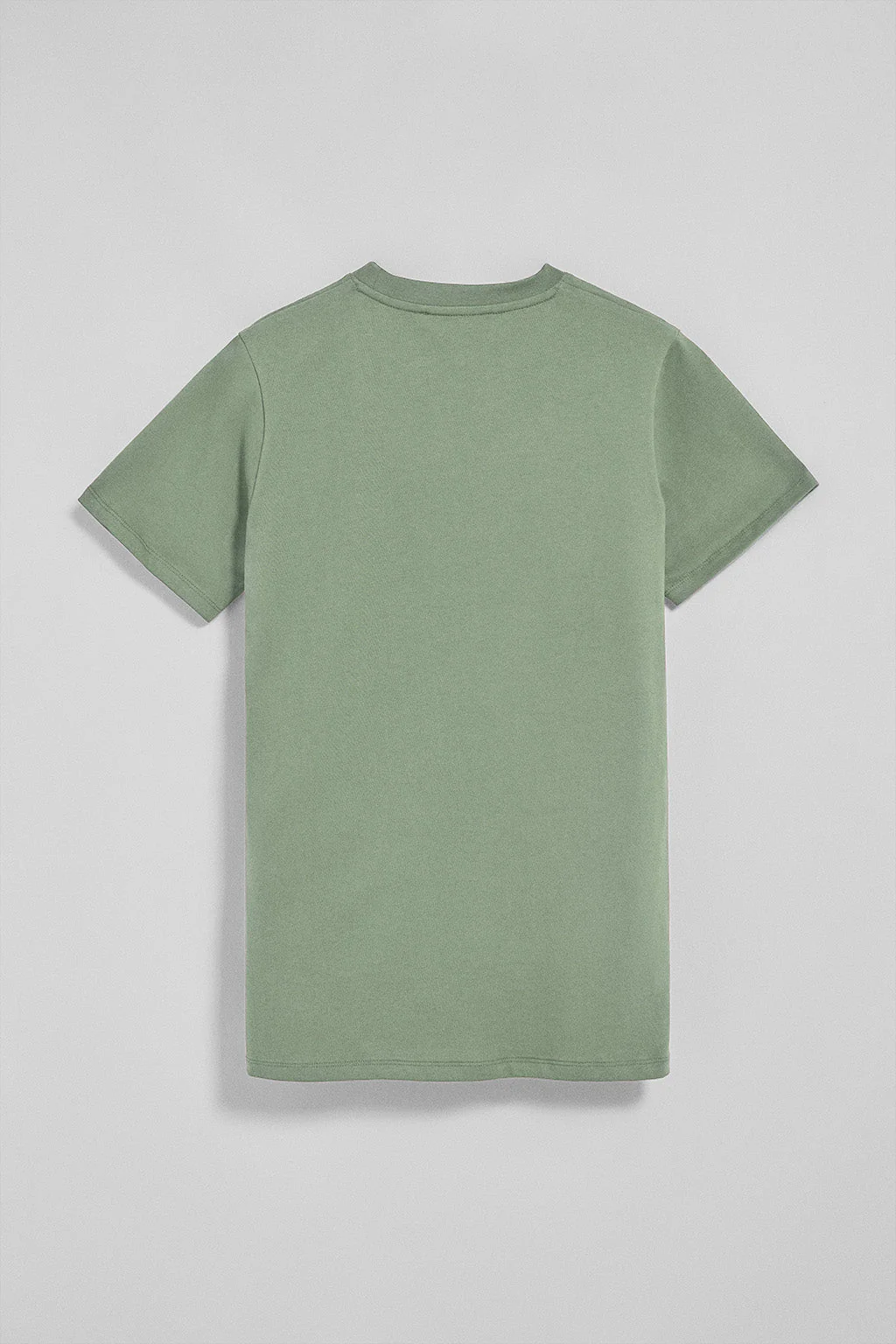 Jade-green round-neck T-shirt with Rigby Go embroidered logo - Image 7