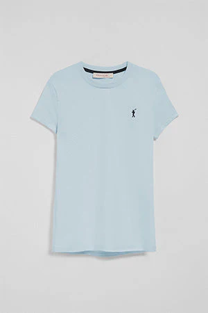 Light-blue short-sleeve T-shirt with Rigby Go embroidered logo - Image 10