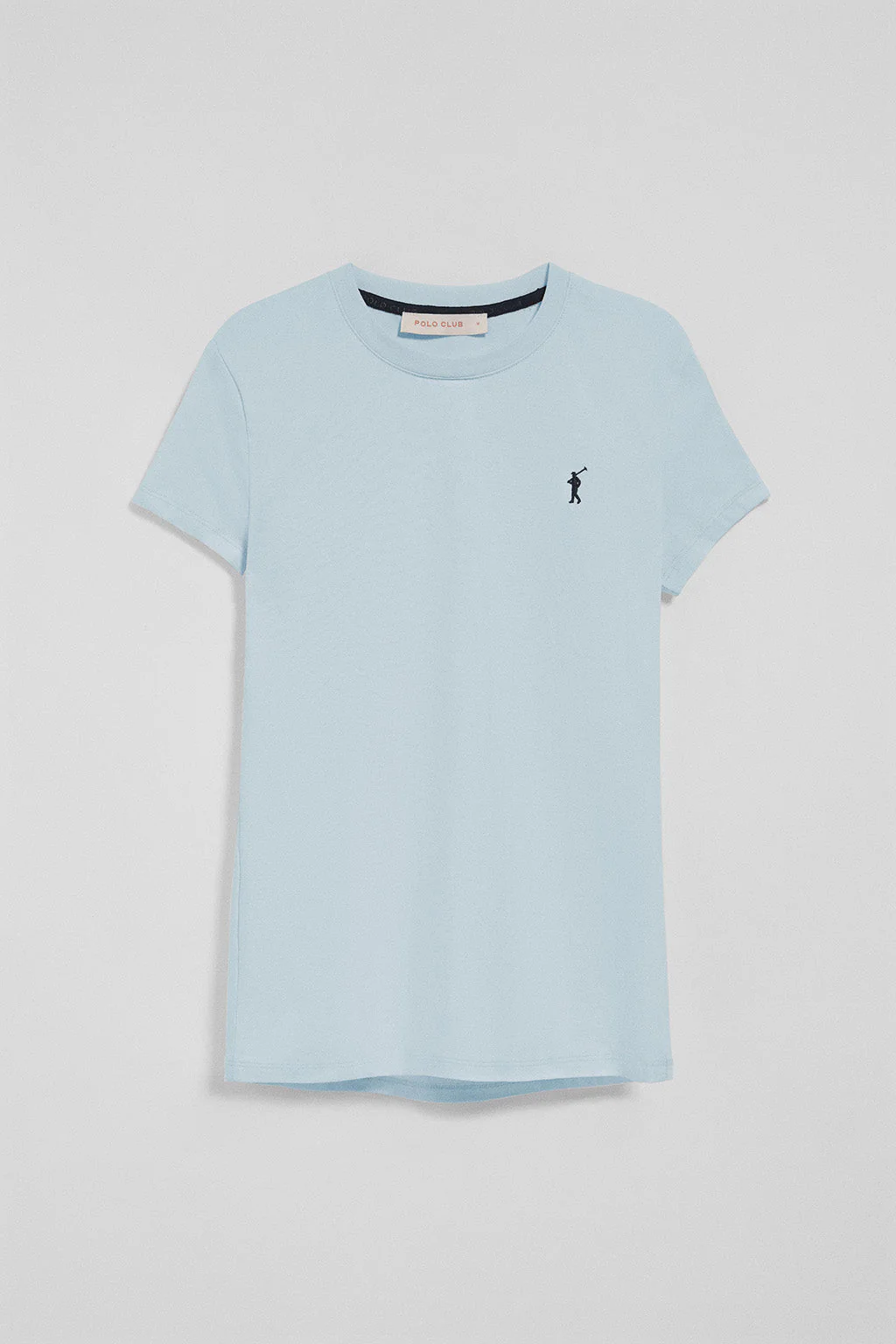 Light-blue short-sleeve T-shirt with Rigby Go embroidered logo - Image 9
