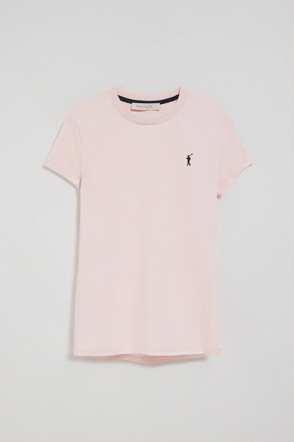 Pink short-sleeve T-shirt with Rigby Go embroidered logo - Image 9