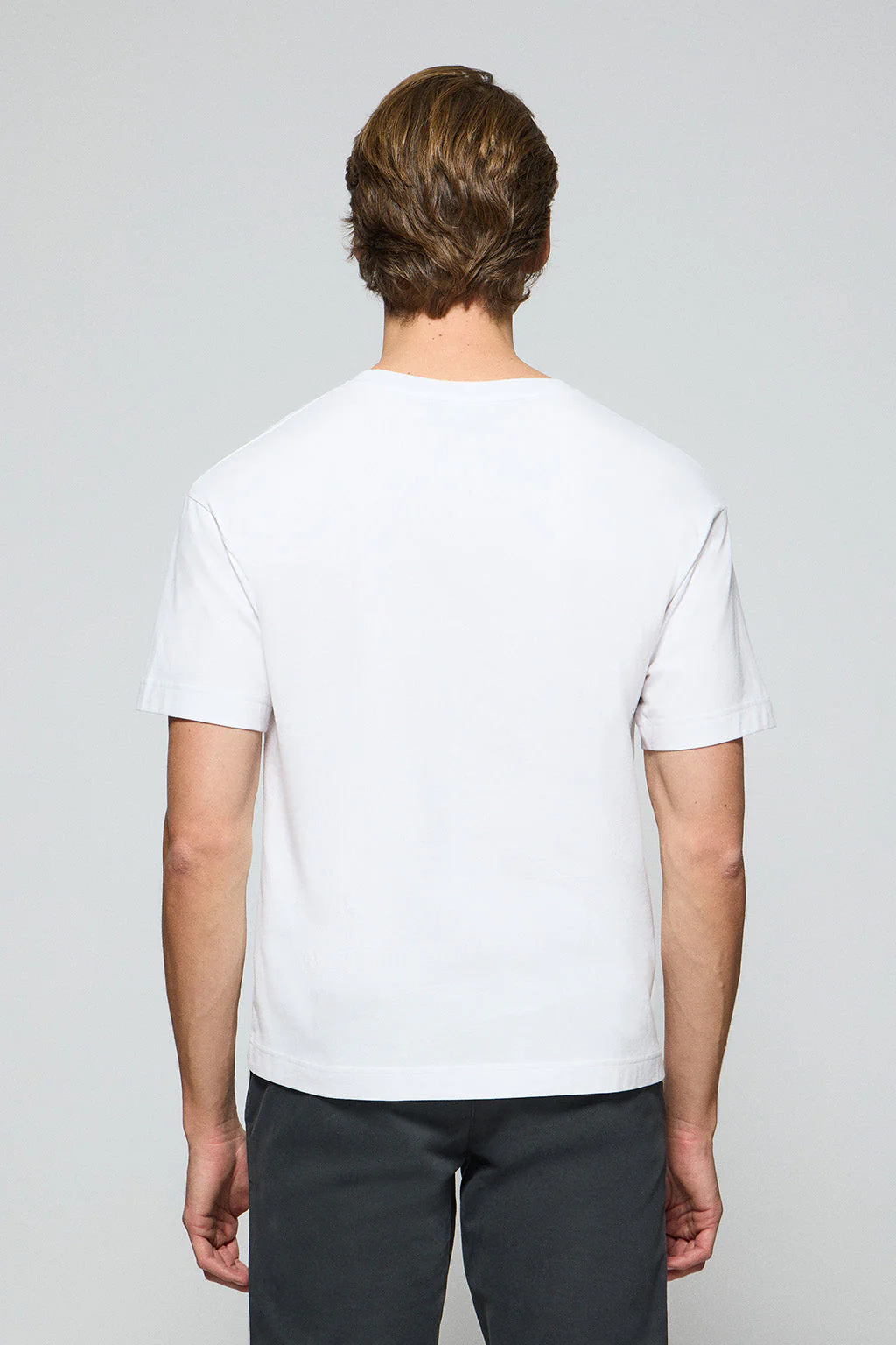 White round-neck short-sleeve tee with Polo Club logo - Image 4