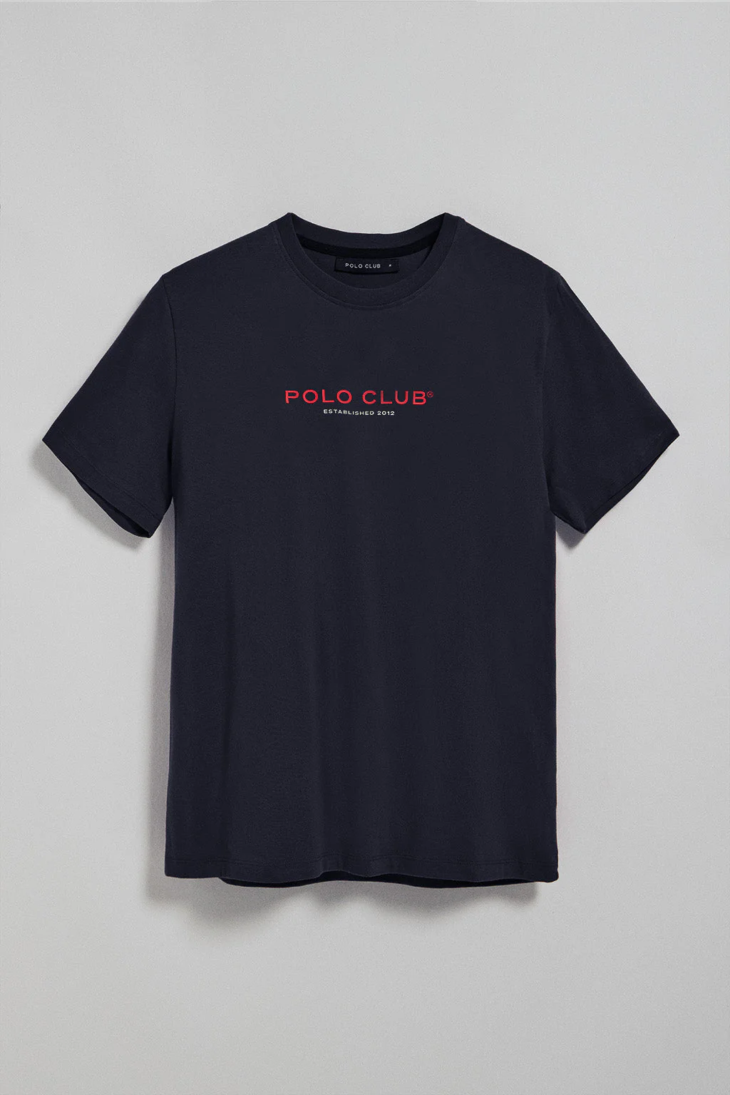 Navy-blue round-neck tee with Polo Club rubber logo - Image 9