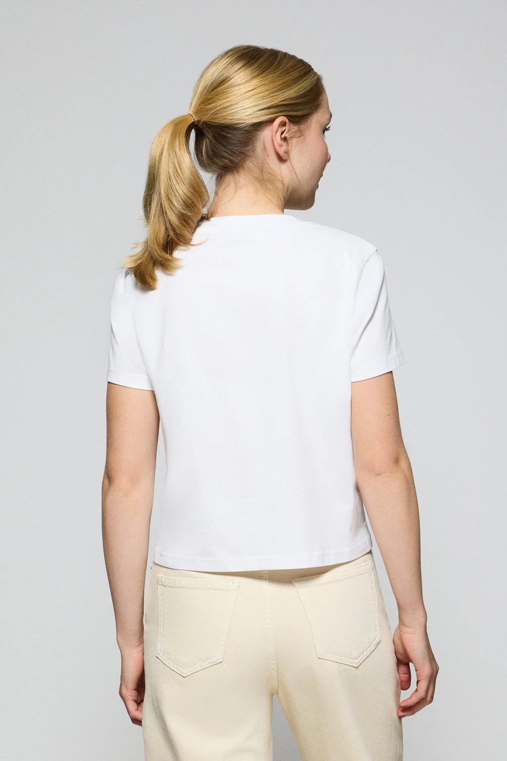 White T-shirt Tori with Polo Club Minimal Combo logo - Image 6