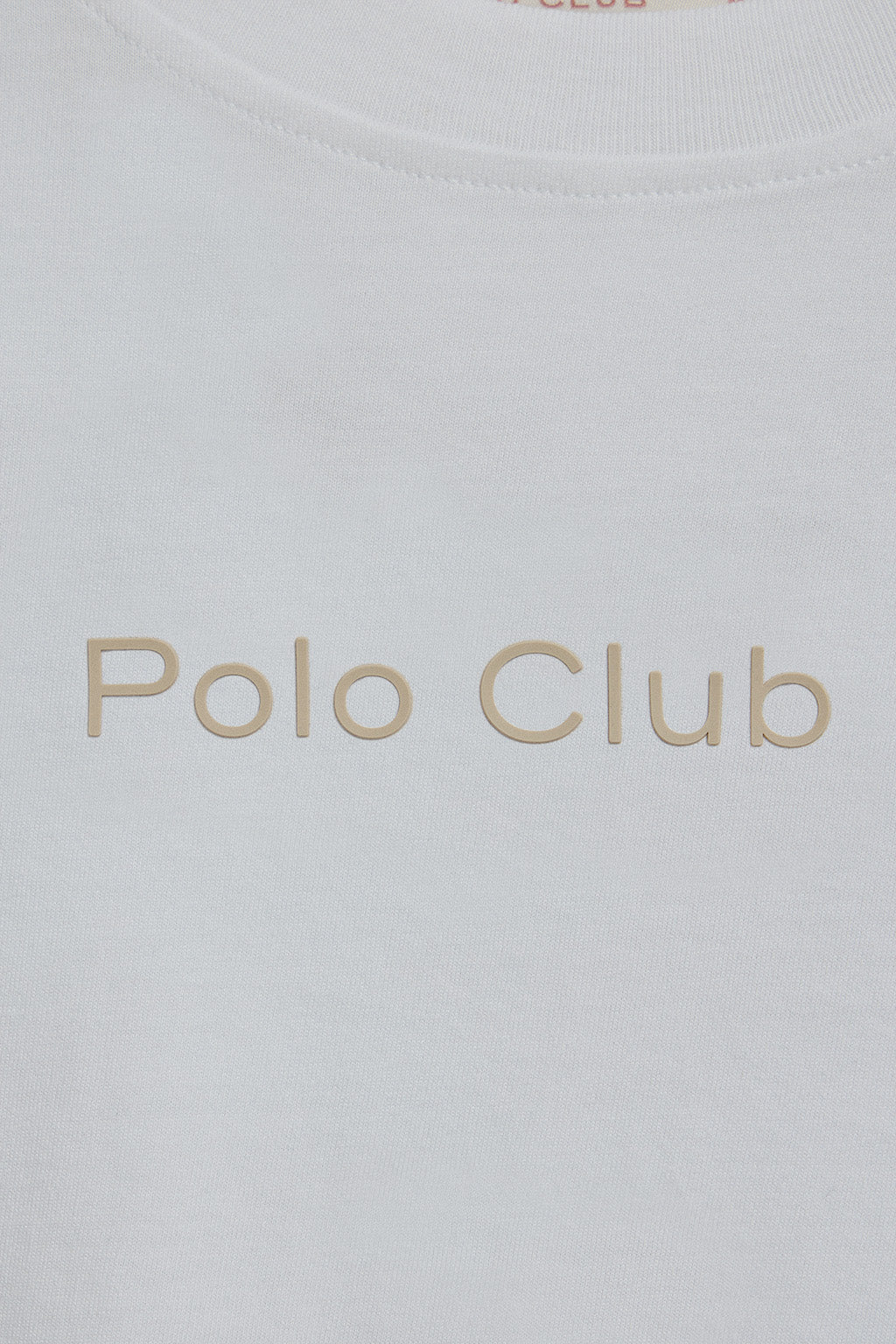 White T-shirt Tori with Polo Club Minimal Combo logo - Image 8
