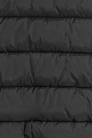 Black puffer vest Canyon with Polo Club details - Image 11