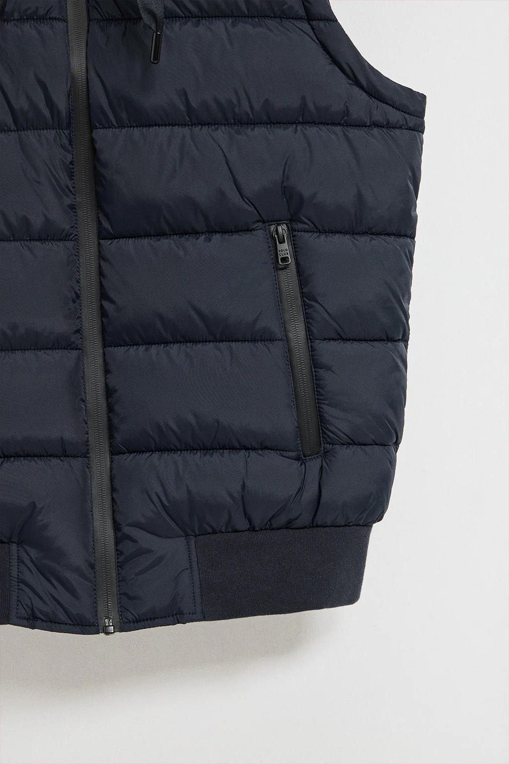 Navy-blue puffer vest Canyon with Polo Club details - Image 10