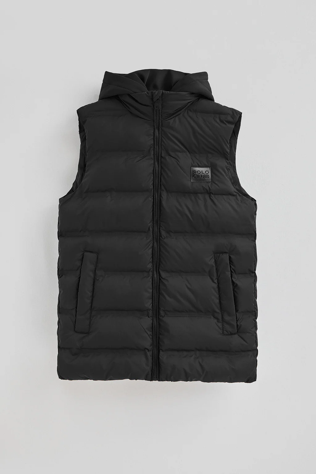 Black puffer vest with Polo Club logo - Image 6