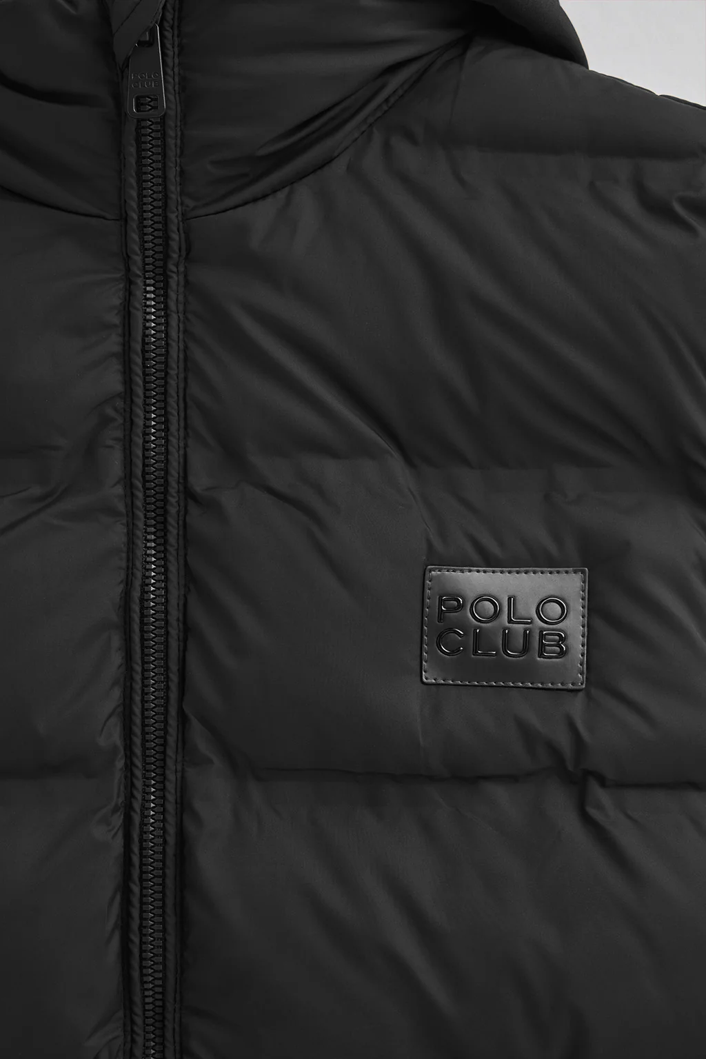 Black puffer vest with Polo Club logo - Image 7