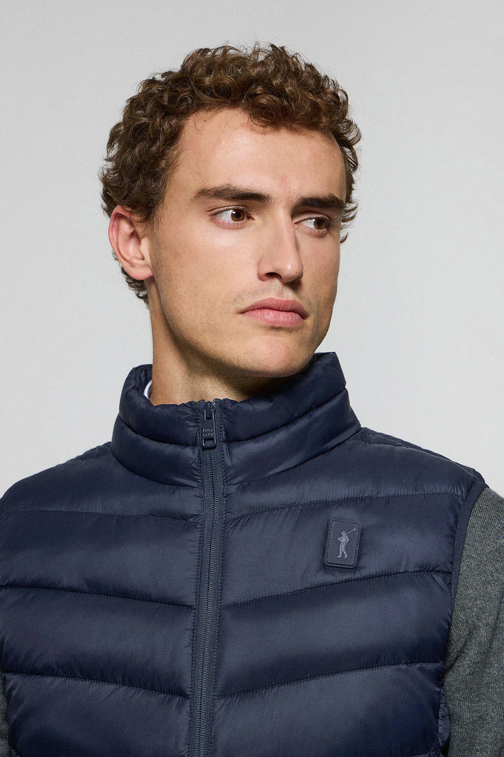 Navy-blue ultralight vest Chase with Rigby Go patch - Image 2