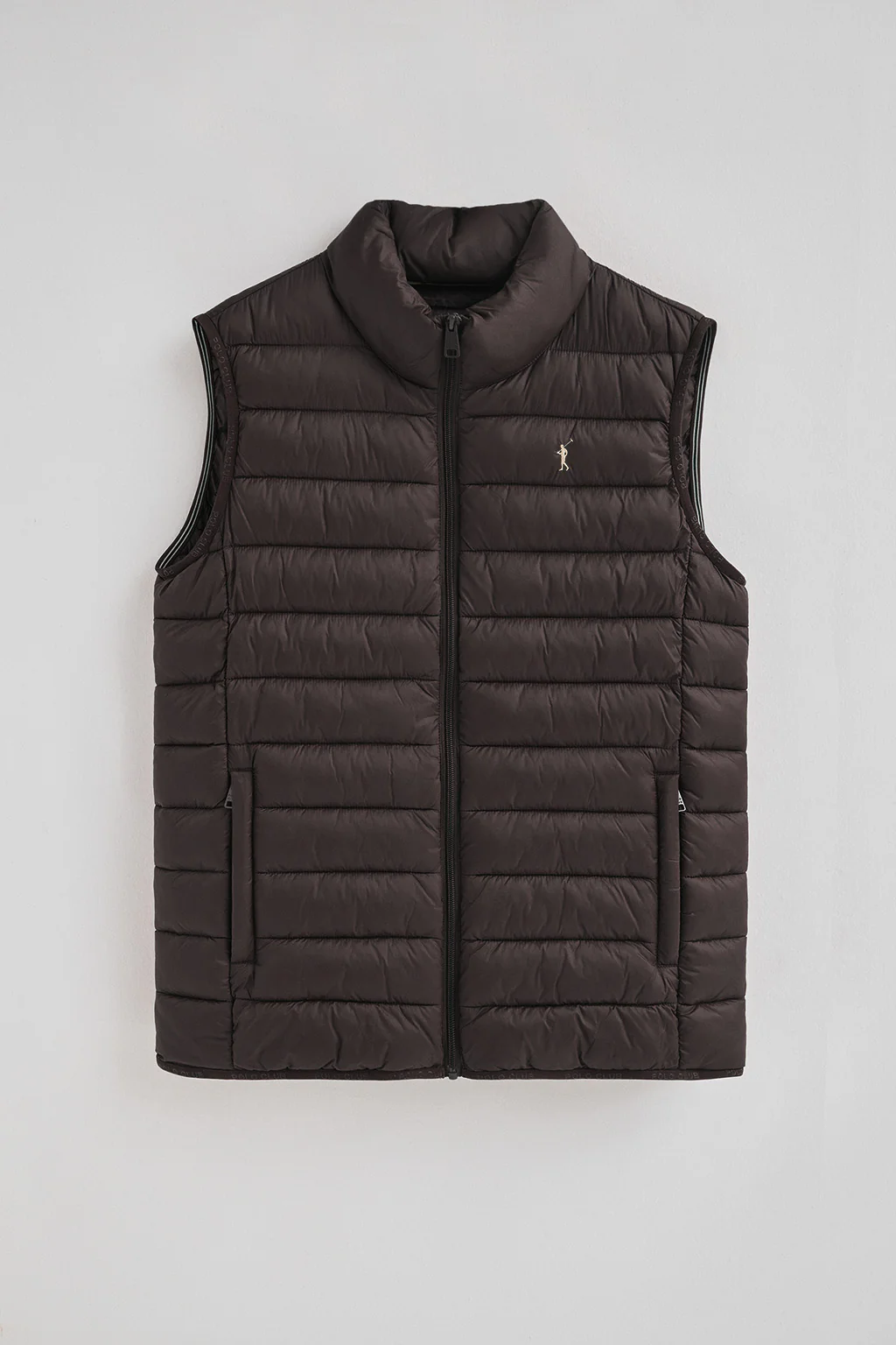 Dark-chocolate ultralight vest with Rigby Go logo - Image 9