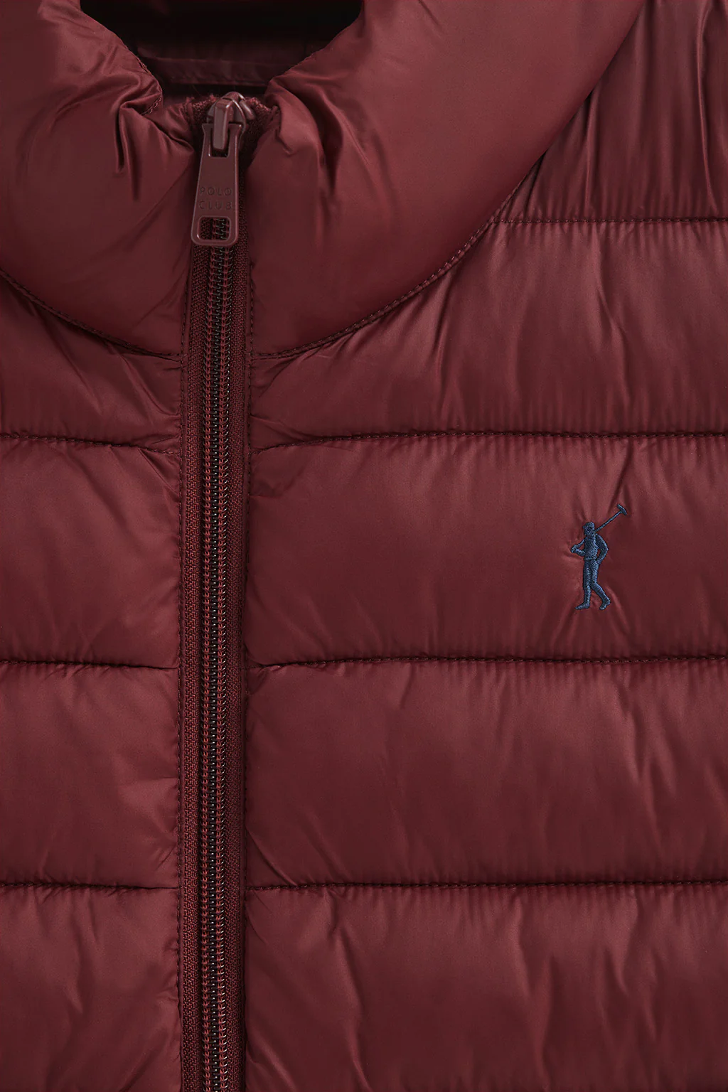 Maroon ultralight vest with Rigby Go logo - Image 6