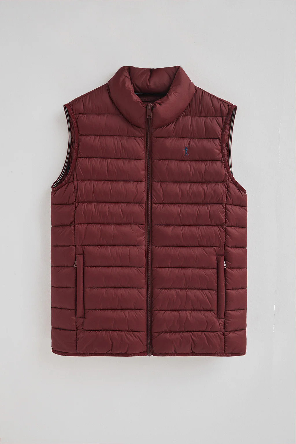 Maroon ultralight vest with Rigby Go logo - Image 9