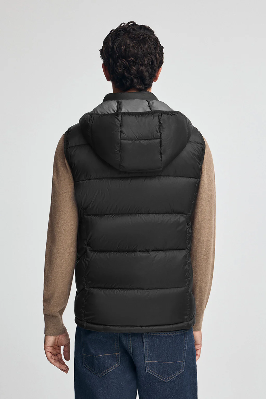 Black ultralight vest with Polo Club logo - Image 5