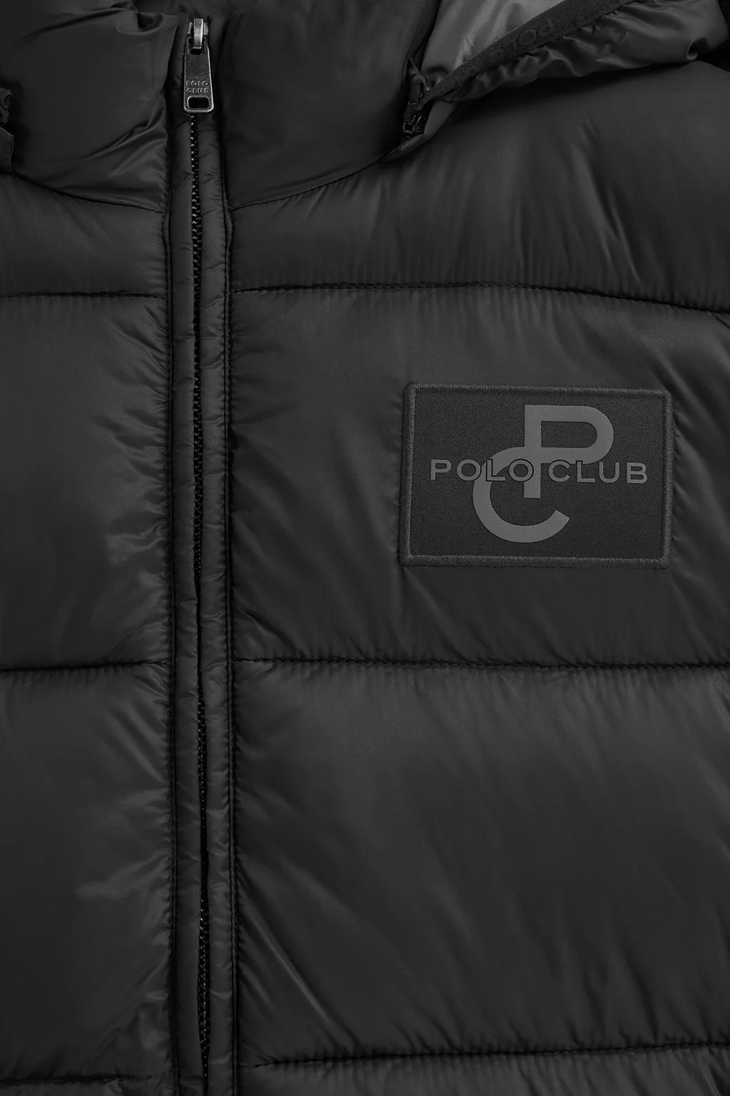 Black ultralight vest with Polo Club logo - Image 7