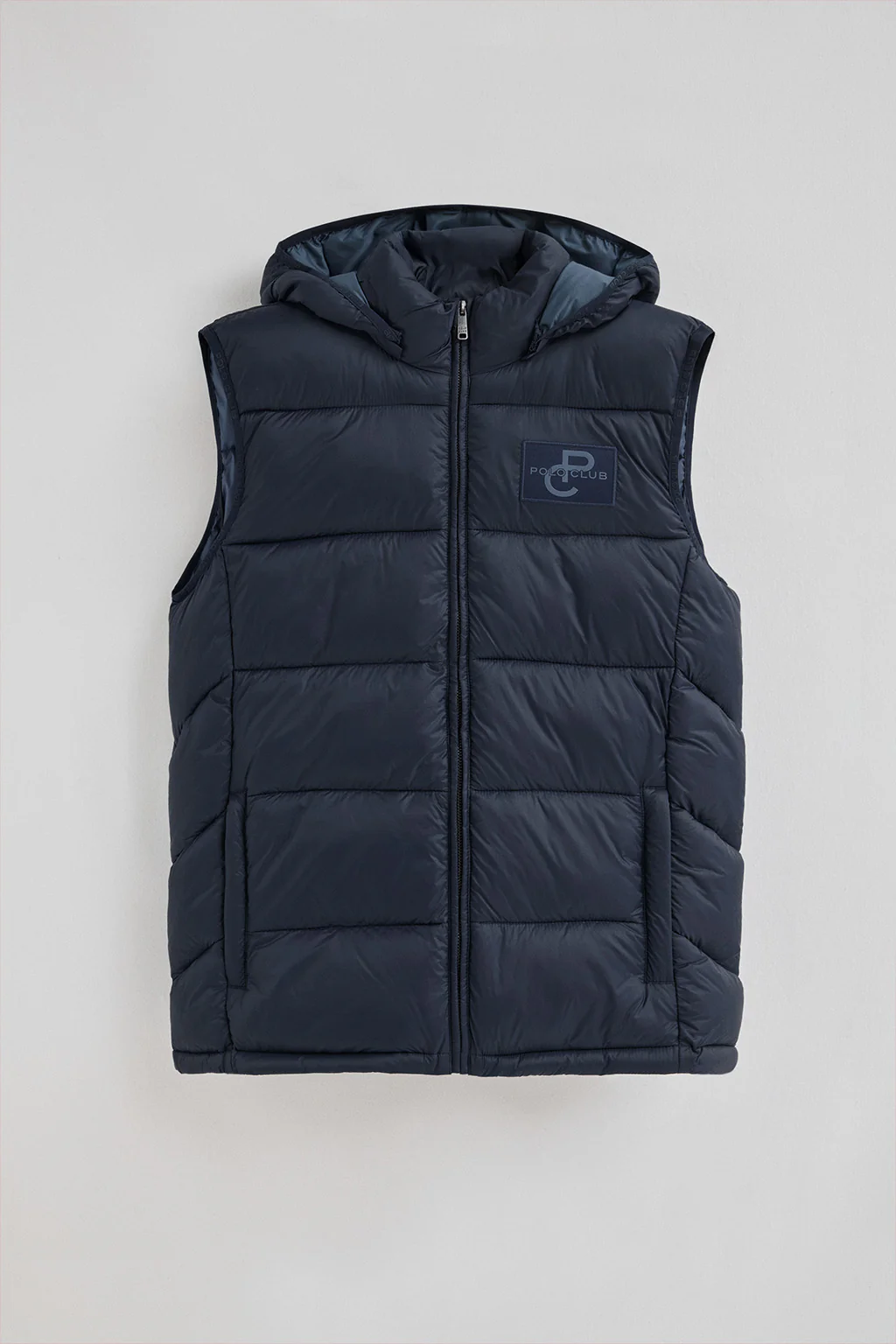 Navy-blue ultralight vest with Polo Club logo - Image 10