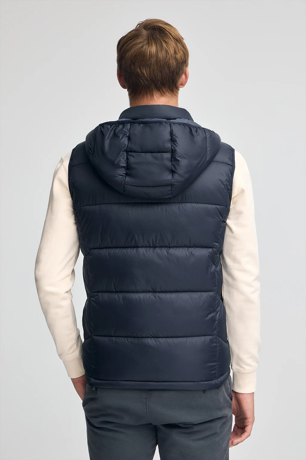 Navy-blue ultralight vest with Polo Club logo - Image 5