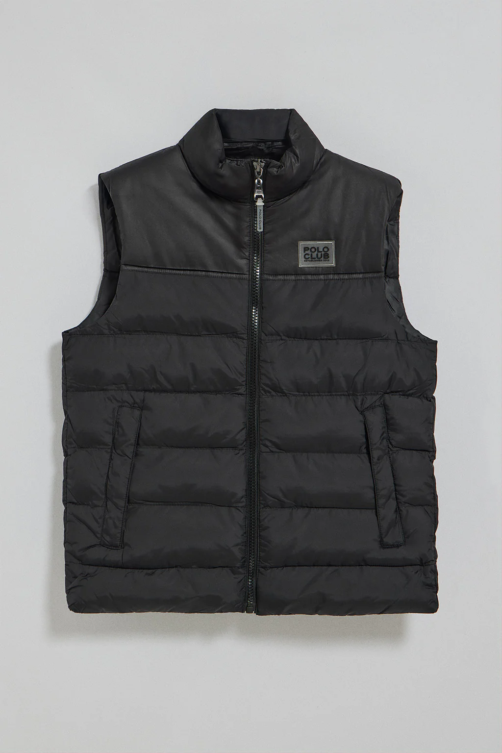Black ultralight vest with Polo Club rubber patch - Image 5