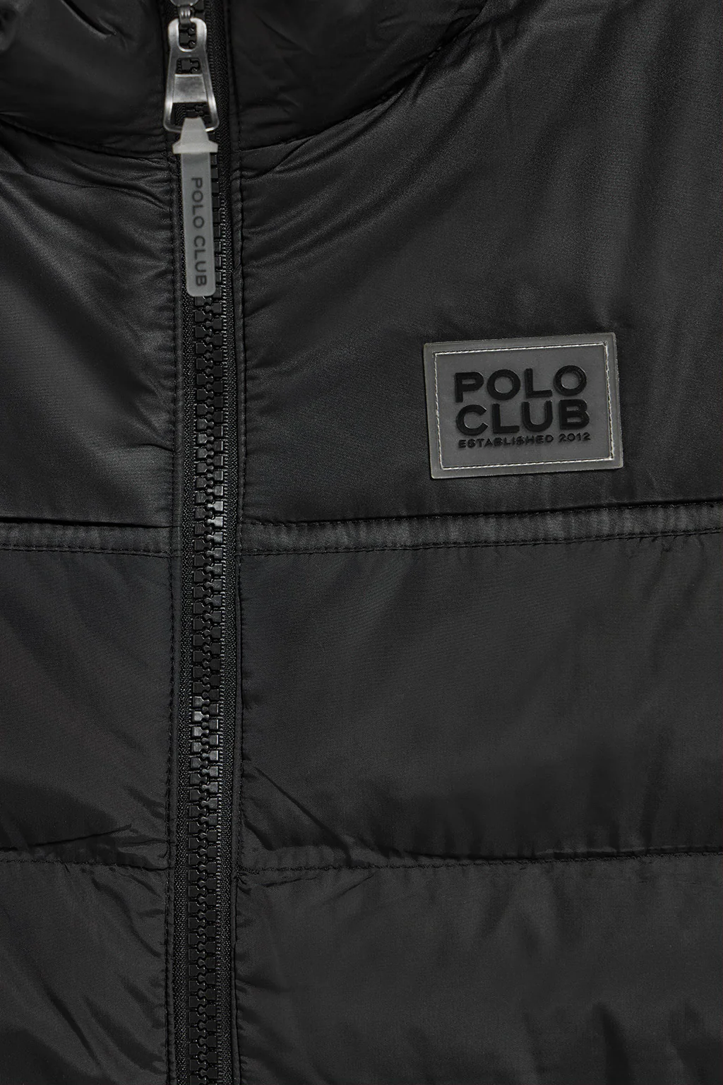Black ultralight vest with Polo Club rubber patch - Image 7